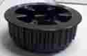 3000018 Viper Motorcycle Company Belt Pulley For Rigid Drive Black