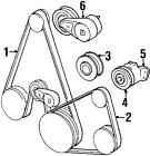 4612727 Chryslerdodgeplymouth Chrysler Oem Accessory Drive