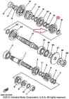 4mx-17241-00-00 Yamaha Oem Gear Wheel For