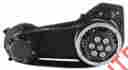 58-850 Ultima Black 2 Old School Belt Drive 4 Harley Big Twin Evo Tc Fxst 90 06