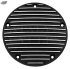 666742 Tucker Rocky Black Finned Derby Cover For Harley Twin Cam