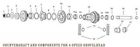 A-36045-76 Eastern Motorcycle Parts Countershaft