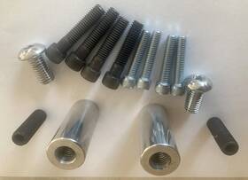 Sh-500hk Belt Drives Bdl Shovelhead 2 Inch Open Drive Hardware W Standoffs Harley 70-78
