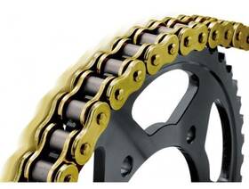 197423 Bikemaster 525 Bmzr Series Sealed Chain Gold 150 Links