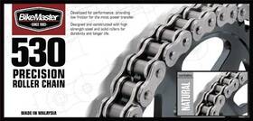 19-7591 Bikemaster 197591 530 Standard Chain X 120 Links - Natural