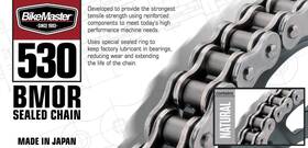 530bmor-106 Bikemaster 530 Bmor Series Chain - 106 Links Natural
