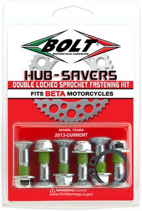 Bolt 819648022738 Hs.beta Hub-savers Double Lock Sprocket Fastenrs Beta