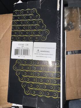 Ch240-136 Caltric Brand New 428 Drive Chain With 2 Master Links
