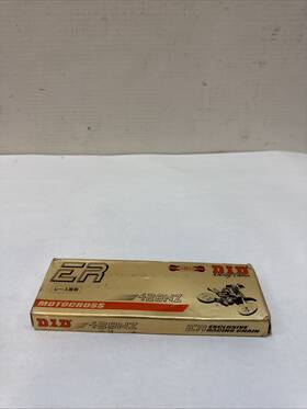 428nzgx124rb D.i.d Did 428nz Gold And Black Non-sealed Chain 124 Link