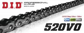520vox112fb D.i.d 520vo Pro V Series O-ring Chain - 112 Links Natural X 112fb