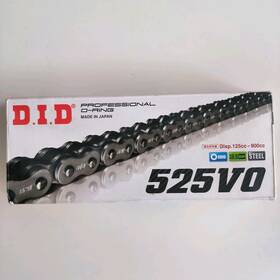 525vox108zb D.i.d 525vo Pro V Series O-ring Chain - 108 Links Natural