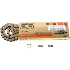 420nz3g132rb D.i.d. Chain D.i.d 420 Nz3 Series Non-sealed 132 Links Gold With Clip Master Link