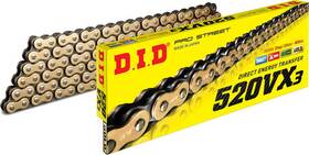 520vx3g150fb D.i.d. Chain Did 520 Vx3 Series X-ring 150 Links Gold