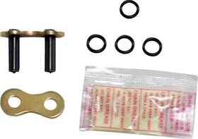 Fj428vxg D.i.d. Chain D.i.d 428 Vx Series X-ring Fj Press Fit Master Link Gold/black