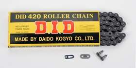 D18-421-120 D.i.d D.i.d. 420 Std Standard Series Non O-ring Chain Natural 120 Links