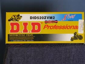 M520zvmxx120z D.i.d 520 Zvmx Super Street X-ring Chain - 120 Links Black