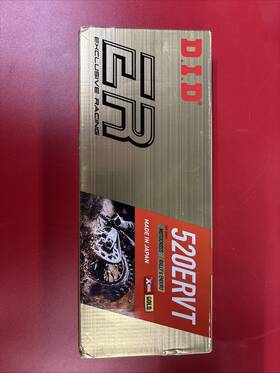 Did 525516358248 Ervt Enduro Motocross X-ringkette Gold 520 Teilung 118 Glieder Clipschloss