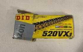 Dc014 Did Gold Xring Motorcycle Drive Chain 520 Vx Vx3 118l 118 Links