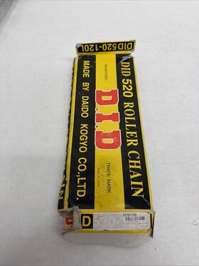 520-120rb Did Did520b&g 520 Heavy Duty Roller Chain Black And Gold Link Motocross