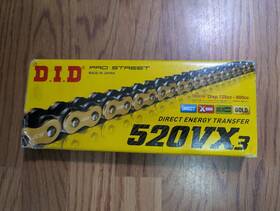 M520vx3g100fb Did 520 Vx3 G&b 100fb 100 Link Motorcycle Chain