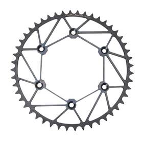 D-b517b-4d92c5 Dirt Tricks Yz-49 Zirconium Rear Sprocket 49 Tooth Diamond Gunmetal Black For Yamaha