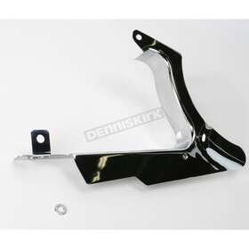 1202-0076 Drag Specialties Chrome Lower Belt Guard -