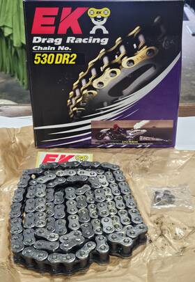 530dr2-140c Ek Chain 1221-0010 - 530 Dr2 Drive Chrome 140 Links
