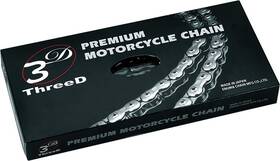 520z3d-120c Ek Chain Threed 520 Z 3d Premium - 120 Links Chrome/nickel
