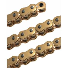 530mvxz2-120g Ek Chain Chains 530 Mvxz2 Quadra-x Ring - Gold 120 Links