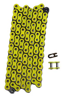Fs-520-nzyd Factory Spec 100 Yellow 520x100 Non-sealed Drive Chain For Honda Crf230l And Crf230m Fits 2008-2009