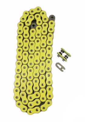Fs-525-oy Factory Spec 100 Yellow 525x100 O-ring Drive Chain Motorcycle 525 Pitch Links 8200# Tensile