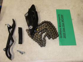 A39004970000fb Gas 2025 Gasgas Mc450f Oem New Chain With Blocks Slide Slider 520 Non-oring 118 Link