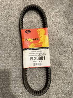 Pl-30801 Gates Cvt Belt 833x22.5x28 Powerlink Pl30801 For 4 Stroke Atvs Scooters Read