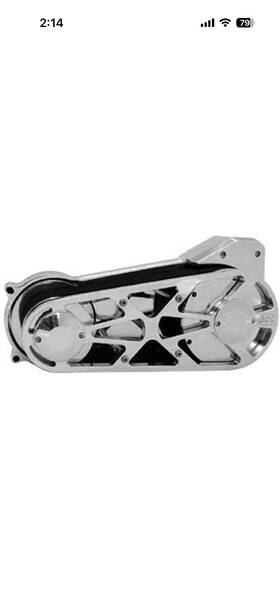 77039 Harley-davidson Bdl 3 Inch Billet Polished Open Primary Belt Drive Fotr 90-06 Softail