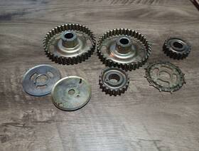 14401-mn5-004 Honda 14210-mn5-000 1989 88-90 Gl1500 Goldwing Oem Drive Timing Gears C4