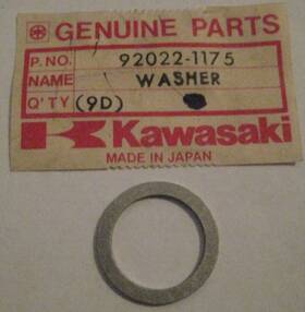 92022-1175 Kawasaki 80-05 Kz Zl Zx Gpz Chain Tensioner Cap Washer Nos