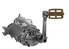 6-into-4 M602p Baker Transmission With Kicker Polished