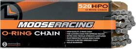 M573-00-90 Moose Racing 520 Hpo O-ring Chain 90 Links Natural
