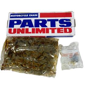 Xf-t420-96 Parts Unlimited T420-96 420 Standard Chain 96 Links Natural