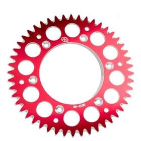 102-228-0116 Primary Drive Rear Aluminum Sprocket 50 Tooth Red