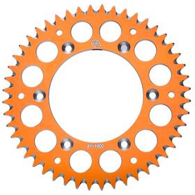 102-228-0125 Primary Drive Rear Aluminum Sprocket - Orange 47 Tooth