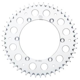 102-228-0128 Primary Drive Rear Aluminum Sprocket - Silver 37 Tooth