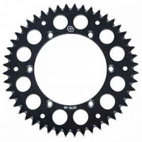 102-228-0202 Primary Drive Rear Aluminum Sprocket 53 Tooth Black