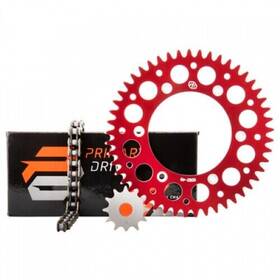 1097570309 Primary Drive Alloy Kit And X-ring Chain Red Rear Sprocket