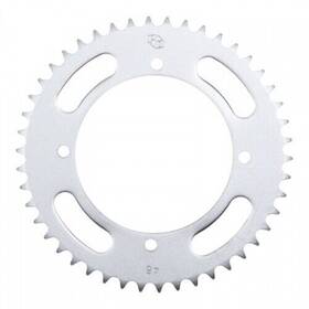 K302-46 Primary Drive Rear Steel Sprocket 46 Tooth Silver