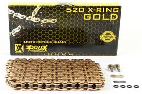 07.rc520120xcg Prox 07rc520120xcg Pro-x 520 X-ring Chain Gold 120 Link Dirt Bike