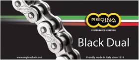 135zra Regina Chain 135zra/1004 520 Zra Black Dual Series Z-ring 116 Links