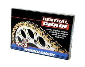 C246 Renthal 765442044806 R1 Chain 420 Pitch 130 Link Motocross Racing Non-sealed Performance