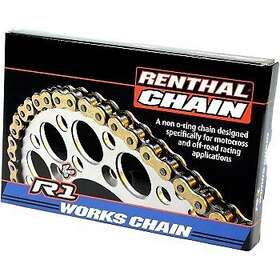 C241 Renthal 420 R1 Works Chain Natural 120 Links