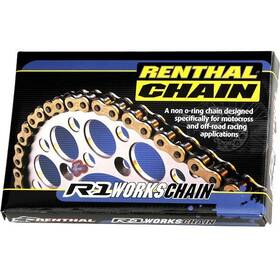 R1-520-114 Renthal 520 R1 Works Chain - 114 Links Natural